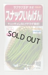 送料無料　[いんげん]　つるなしいんげん　サクサク王子ネオ　20ml(約55粒)　（株）サカタのタネ　実咲350（003735）