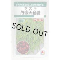 送料無料　[豆類]　丹波大納言小豆（アズキ）　30ml（約90粒）　タキイ種苗（株）GF