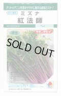 送料無料　[葉物]　水菜　紅法師　5ml　タキイ種苗(株)GF
