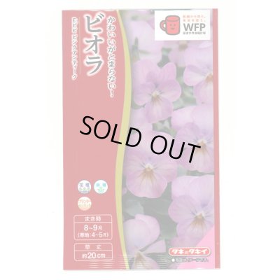 画像1: 送料無料　花の種　ビオラ　Ｆ1ビビ　ピンクアンティーク　タキイ種苗(株)NL300