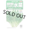 送料無料　[葉物]　水菜　鍋物バッチリ水菜　水天２号　（株）サカタのタネ　実咲250（203246）