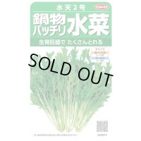 送料無料　[葉物]　水菜　鍋物バッチリ水菜　水天２号　（株）サカタのタネ　実咲250（203246）