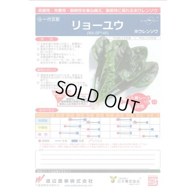 画像2: [ほうれんそう] リョーユウ 3万粒 渡辺農事（株）