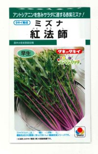 送料無料　水菜　紅法師　5ml　タキイ種苗(株)GF