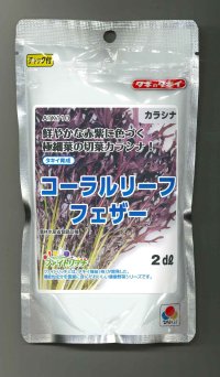 送料無料　からしな　コーラルリーフフェザー　2dl　タキイ種苗（株）