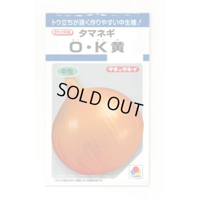 画像1: 送料無料　[たまねぎ]　O・K黄　6.5ml(約780粒)　タキイ種苗(株)　DF