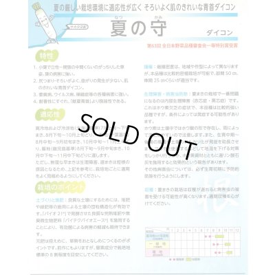 画像5: 送料無料 [大根] 夏の守 ペレット種子5000粒 (株)サカタのタネ
