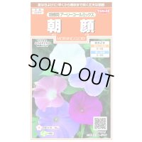 送料無料　花の種　朝顔　垣根用　アーリーコールミックス　約8粒（株）サカタのタネ　実咲200（026306）