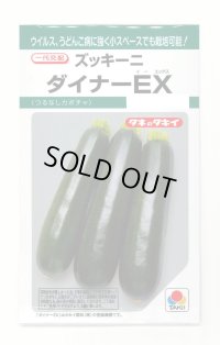 送料無料　[ズッキーニ]　ダイナーEX　10粒　タキイ種苗(株)　GF