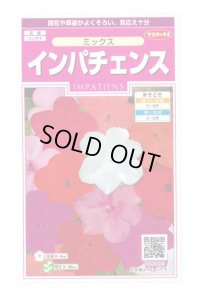 花の種 インパチェンス ミックス 約50粒 (株)サカタのタネ 実咲350 (206034)