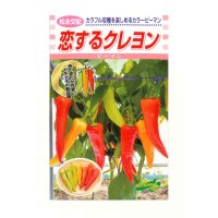 送料無料　[ピーマン]　カラーピーマン　恋するクレヨン　15粒　松永種苗（株）