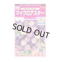 花の種 マイクロアスター ステラトップブルー 小袋 (株)サカタのタネ 実咲350(026092)