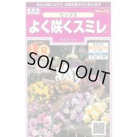 送料無料　花の種　よく咲くスミレ　ミックス　40粒　(株)サカタのタネ　実咲350（026134）
