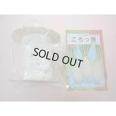 画像1: [シーダー種子]　大根　ころっ娘　1粒×25cm×200m