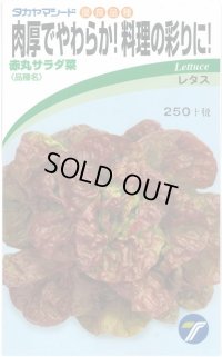 送料無料　[葉物]　赤丸サラダ菜　小袋　1.5ml　(株)タカヤマシード
