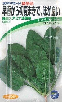 [ほうれんそう]　晩抽スタミナ　法蓮草　30ｍｌ　（株）タカヤマシード