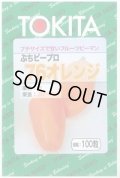 送料無料　[ピーマン]　ぷちピープロ　オレンジ　100粒　トキタ種苗(株)