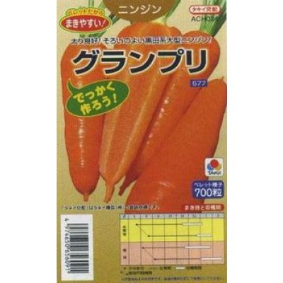 画像1: 送料無料[人参]　グランプリ　ペレット700粒　タキイ種苗(株)