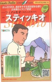 送料無料　[イタリア野菜]　スティッキオ　200粒　トキタ種苗(株)