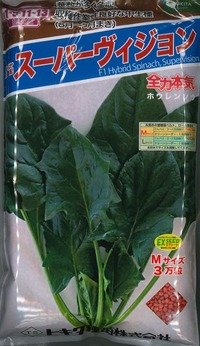 [ほうれんそう]　スーパーヴィジョン　Mサイズ3万粒　トキタ種苗（株）