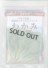 送料無料　[小松菜]　わかみ　2dl　（株）サカタのタネ