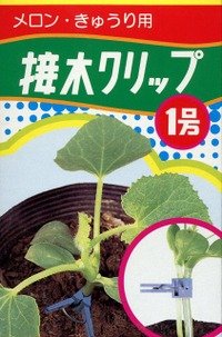 接木・生産資材　接木クリップ1号　メロン・きゅうり用　50個入り