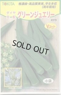 送料無料　[オクラ]　グリーンジュエリー　40粒　トキタ種苗(株)