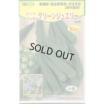 画像1: 送料無料　[オクラ]　グリーンジュエリー　40粒　トキタ種苗(株)