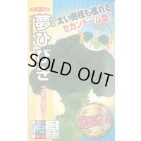 送料無料　[ブロッコリー]　夢ひびき　0.7ml(約90粒)　ナント種苗(株)
