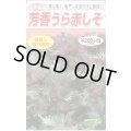 送料無料　[葉物]　赤しそ　芳香うら赤しそ　5ml　松永種苗(株)