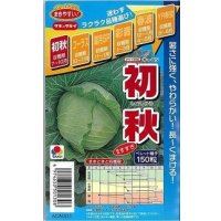 送料無料　[キャベツ]　初秋　150粒　ペレット種子　タキイ種苗(株)
