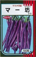 送料無料　[なす]　マー坊　500粒　(株)サカタのタネ
