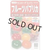 送料無料　[ピーマン]　フルーツパプリカ　セニョリータ　ミックス　約10粒　(株)サカタのタネ　実咲550（002904）