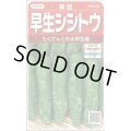 送料無料　[ししとう]　翠臣　約30粒　(株)サカタのタネ　実咲450 （002905）