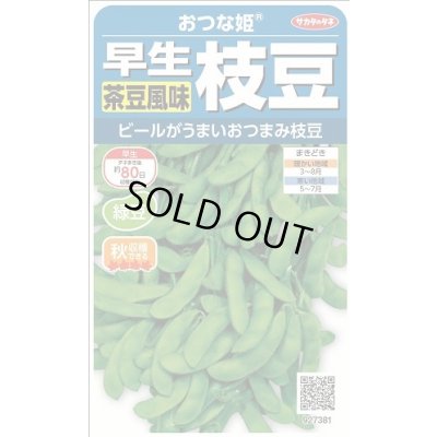 枝豆 おつな姫 約40粒 サカタのタネ 実咲 野菜種 枝豆 グリーンロフトネモト直営