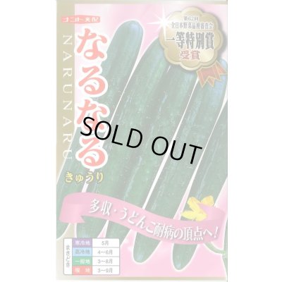 画像1: 送料無料　[キュウリ]　なるなる　18粒　ナント種苗(株)