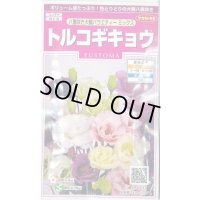 送料無料　花の種　トルコギキョウ　八重咲き大輪バラエティミックス　約40粒　　(株)サカタのタネ　実咲350（026121）