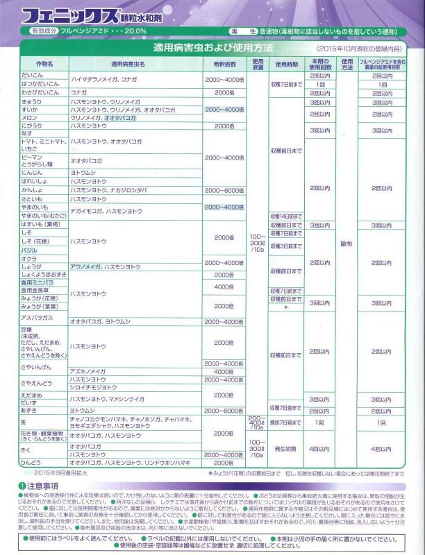 特価キャンペーン フェニックス顆粒水和剤100g×10本殺虫剤メール便対応は出来ません fucoa.cl