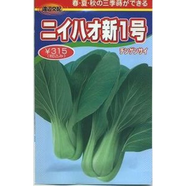 画像1: [中国野菜]　チンゲンサイ　　ニイハオ新１号　　750粒　渡辺農事 (1)