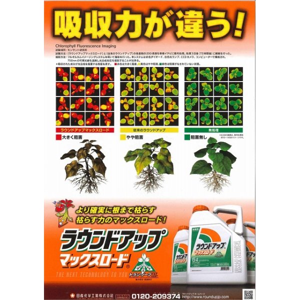 農薬 除草剤 ラウンドアップマックスロード 5.5L(農薬/除草剤)グリーン