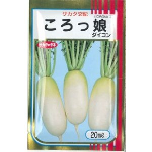 画像: 送料無料　[大根]　ミニダイコン　ころっ娘　20ml　(株)サカタのタネ