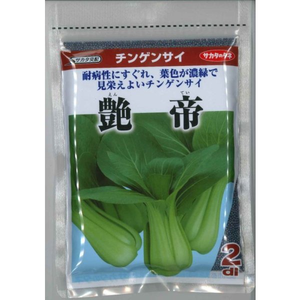 画像1: 送料無料 チンゲンサイ 艶帝 2dl (株)サカタのタネ (1)