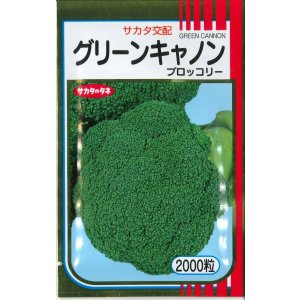 画像: [ブロッコリー] グリーンキャノン 2000粒 (株)サカタのタネ