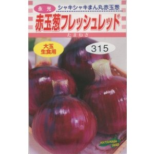 画像: 送料無料　[たまねぎ]　赤玉葱　フレッシュレッド　4ml　松永種苗(株)