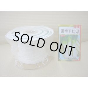 画像: [シーダー種子]　ネギ　雷帝下仁田　1粒×10cm間隔