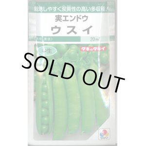 画像: [えんどう]　実エンドウ　ウスイ　18ml　タキイ種苗　GF　