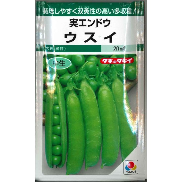 画像1: 送料無料　[えんどう]　実エンドウ　ウスイ　18ml　タキイ種苗　GF (1)