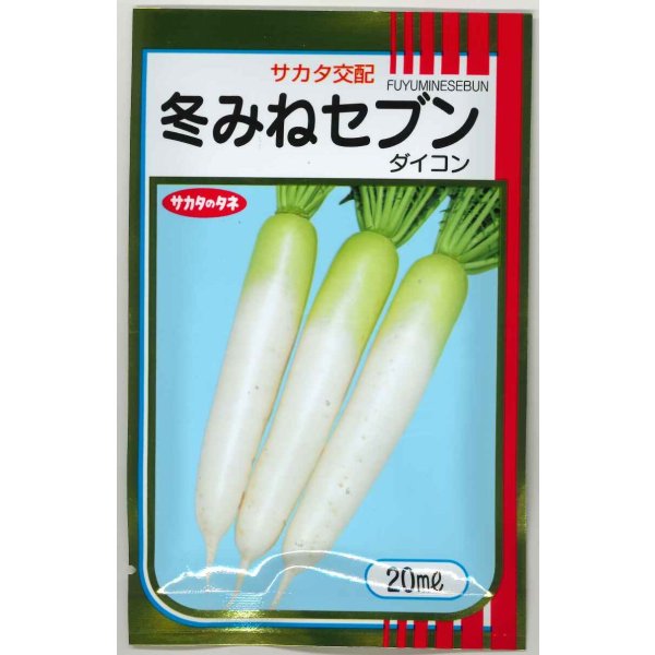 画像1: 送料無料　大根　冬みねセブン　20ml　(株)サカタのタネ (1)