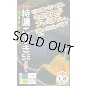 画像: 送料無料　[かぼちゃ]　特濃こふき5.6　小袋(7粒入り)　ナント種苗(株)