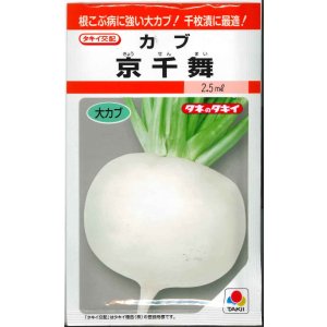 画像: 送料無料　[かぶ]　京千舞　2.2ml　タキイ種苗(株)　RF